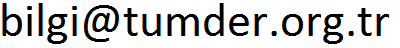bilgi@tumder.org.tr